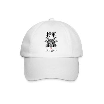 Shogun Kanji Kontrast - Baseballkappe - Weiß/Weiß - Vorne