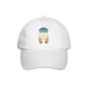 Coupe mullet coupe mulet - Casquette classique - blanc/blanc - Devant