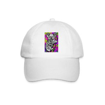 Koala - Baseball Cap - white/white - Front