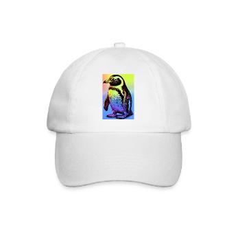 penguin - Baseball Cap - white/white - Front