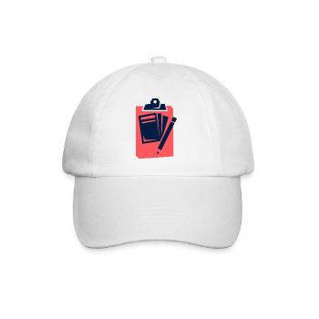 Instructeur de tableau de pointage Instructeur de disc golf - Casquette classique - blanc/blanc - Devant