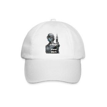 Héroïne infirmière : Travail acharné - Casquette classique - blanc/blanc - Devant
