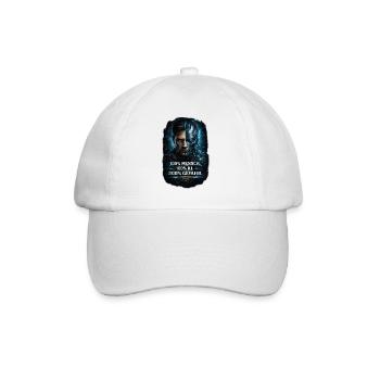 100% Mensch. 100% KI. 200% Gefahr - Baseballkappe - Weiß/Weiß - Vorne