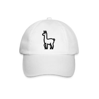 lama - Baseball Cap - white/white - Front