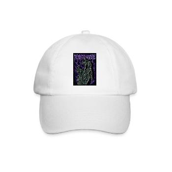 Memento Vivere – Démon biomécanique du cyber grunge - Casquette classique - blanc/blanc - Devant