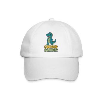 Großer Bruder Dinosaurier - Baseballkappe - Weiß/Weiß - Vorne