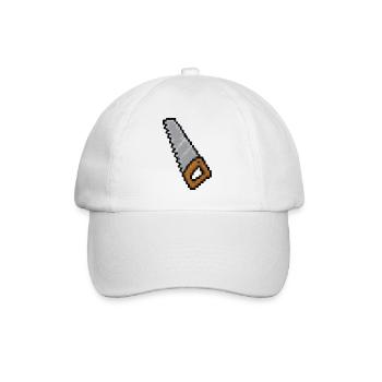 Scie à pixel - Casquette classique - blanc/blanc - Devant