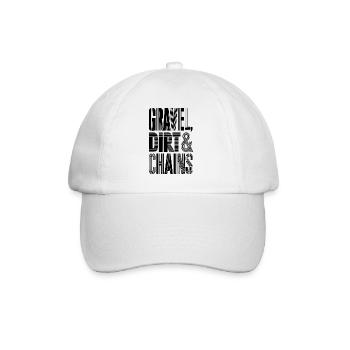 Chaînes de gravier en terre - Casquette classique - blanc/blanc - Devant