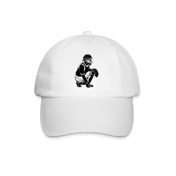Fastpitch Softball Catcher - Baseball Cap - white/white - Front