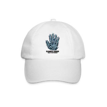 Climber Hands: Built Different X-Ray Design - Baseball Cap - white/white - Front