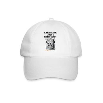 My Skin's Worst Enemy: Crimps & Kitchen Graters - Baseball Cap - white/white - Front
