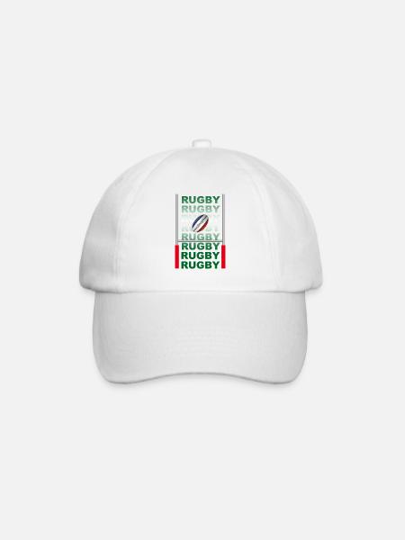 rugby - Casquette classique - blanc/blanc