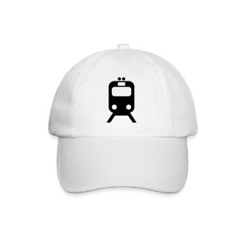 Rail transportation - Baseball Cap - white/white - Front