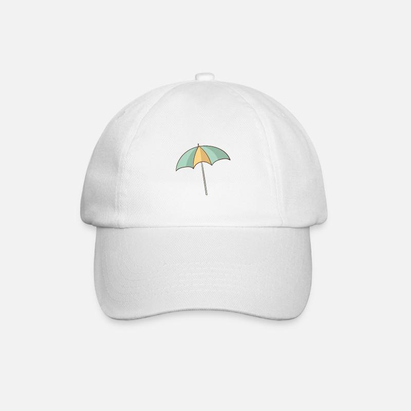 parasol - Baseball Cap - white/white