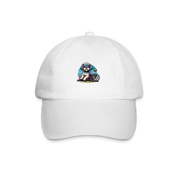 Bolonka Zwetna Dog Owner Tennis Player - Baseball Cap - white/white - Front