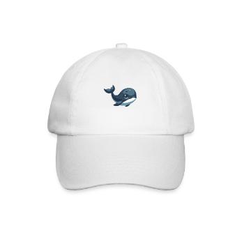 Baleine - Casquette classique - blanc/blanc - Devant