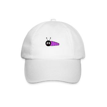 Caterpillar - Baseball Cap - white/white - Front