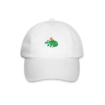capybara - Baseballkappe - Weiß/Weiß - Vorne