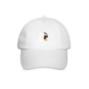 Les seins et le café sont tout ce dont j’ai besoin - Casquette classique - blanc/blanc - Devant