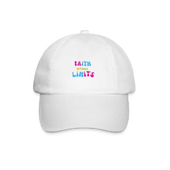 Foi sans limites Flower Power Design - Casquette classique - blanc/blanc - Devant