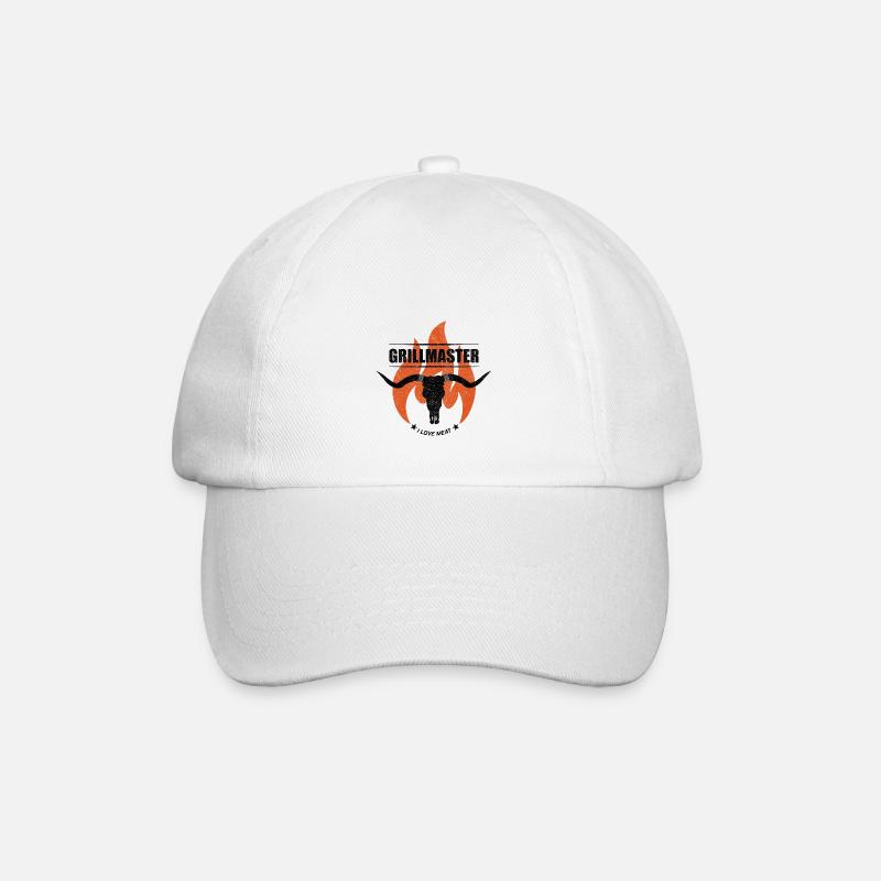 Grillmaster - Casquette classique - blanc/blanc