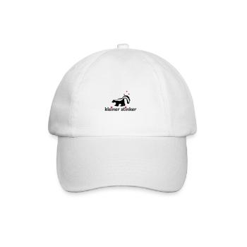 kleines Stinktier mit herzen - Baseballkappe - Weiß/Weiß - Vorne