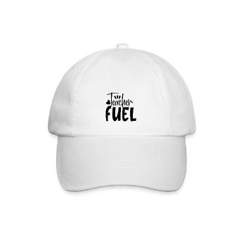 Teacher fuel School Funny Quotes - Baseball Cap - white/white - Front