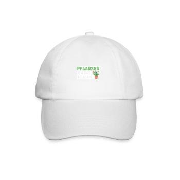 Les plantes vont toujours jardinier dictons mesdames - Casquette classique - blanc/blanc - Devant