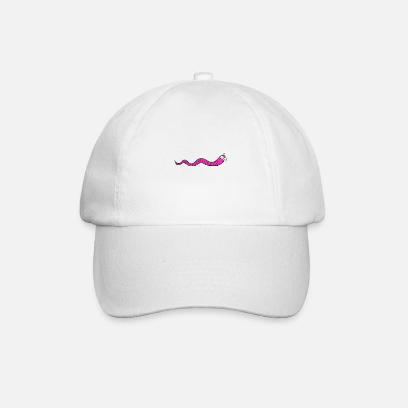 Ver de terre - Casquette classique - blanc/blanc