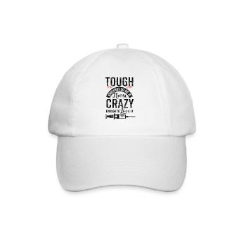 Assez dur pour être une infirmière assez folle pour l’aimer - Casquette classique - blanc/blanc - Devant