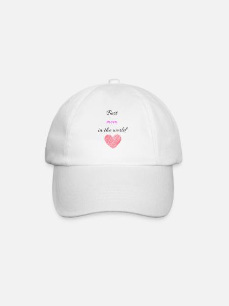 Best mom in the world - Casquette classique - blanc/blanc
