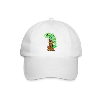 Chameleonn GeomeTRIX bunt - Baseballkappe - Weiß/Weiß - Vorne