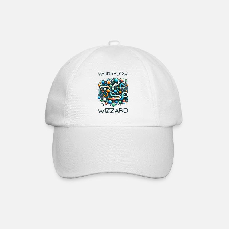 Workflow-Wizzard - Baseballkappe - Weiß/Weiß