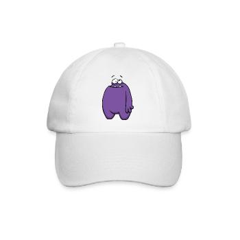 PlumBoo totale - Baseballkappe - Weiß/Weiß - Vorne