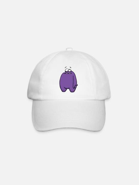PlumBoo totale - Baseballkappe - Weiß/Weiß