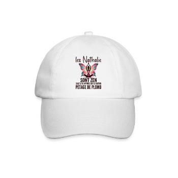 Humour Surprise pour Femme Nathalie - Casquette classique - blanc/blanc - Devant