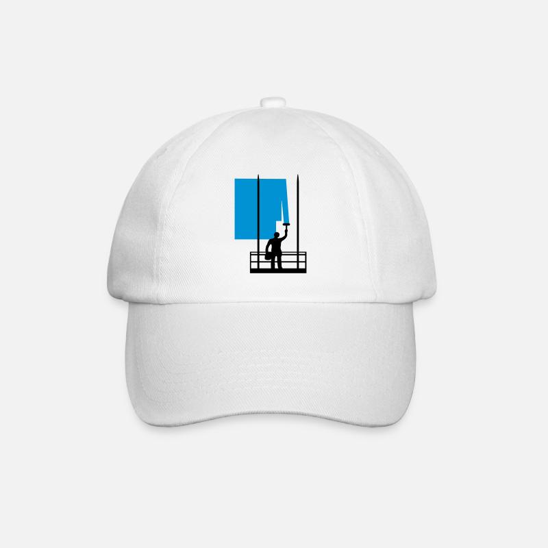 Maler mc184 - Baseballkappe - Weiß/Weiß