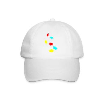kochtopf Symbol - Baseballkappe - Weiß/Weiß - Vorne