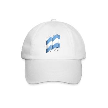Drapeau de l’Argentine Amérique du Sud Drapeau argentin - Casquette classique - blanc/blanc - Devant