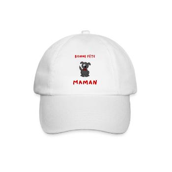 BONNE FÊTE. FÊTE DES MÈRES. FÊTE DES PÈRES. FÊTE - Casquette classique - blanc/blanc - Devant