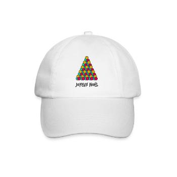 NOËL. ANNEE. ANNIVERSAIRE. RETRAITE. PAPA. MAMAM. - Casquette classique - blanc/blanc - Devant