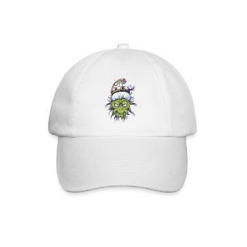 Christmas Gnom Weihnachten - Baseballkappe - Weiß/Weiß - Vorne
