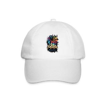 Malle Party Crew Holidays - Baseball Cap - white/white - Front