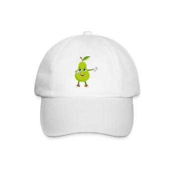 Pear Dabbing Fruit Fruit - Baseball Cap - white/white - Front