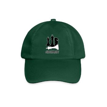 Échecs - échec et mat - Casquette classique - vert bouteille - Devant