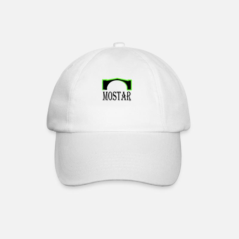 mostar black - Casquette classique - blanc/blanc