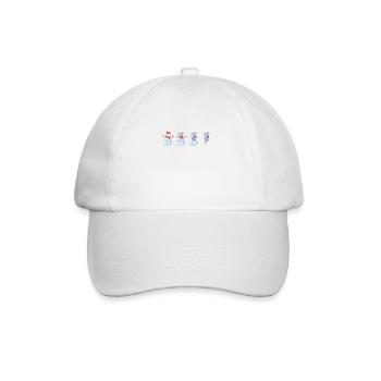 Spring | Spring | Flower | Flowers | Sunshine - Baseball Cap - white/white - Front