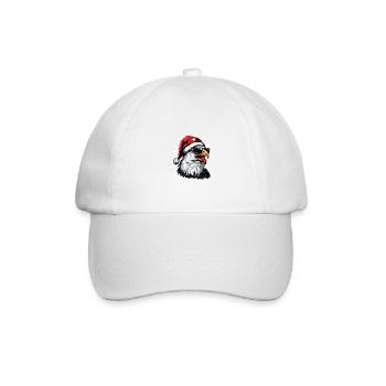 Eagle Christmas Funny - Baseball Cap - white/white - Front