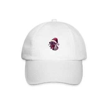 Coq Turquie Noël Drôle - Casquette classique - blanc/blanc - Devant