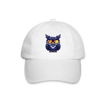 Owl Cool Comic - Baseball Cap - white/white - Front
